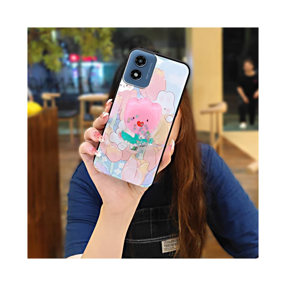 Glitter Silicone Phone Case For Moto G Play 2024 Â 962029096917