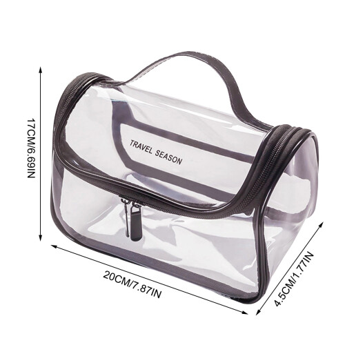Transparent Makeup Bag Cosmetic Organizer Washable Large 2