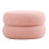 Vanity Stool Lambswool Fabric Padded Seat Ottoman 1
