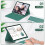 Galaxy Tab S10+/S9+/S9FE+/S8+/S7+/S7FE12.4" hoes met 4