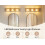 Applique murale LED Fnova dorée 22 pouces 3CCT à intensité variable 7