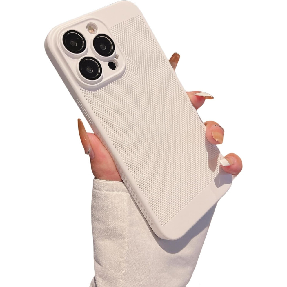 Mesh Heat-Dissipating Frosted Pc Phone Case For Iphone 15 9023022254009