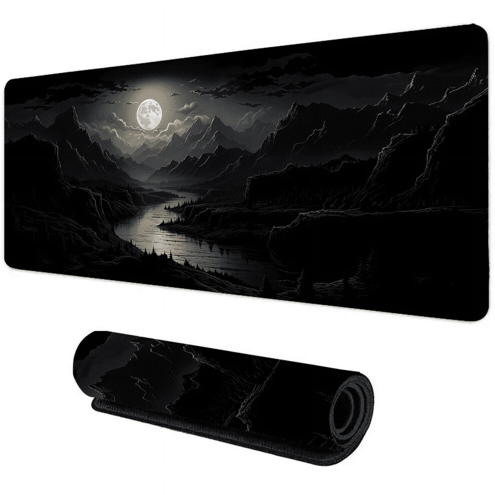 Night Moonlight Mouse Pad Non-Slip 32X80cm 9336866237474