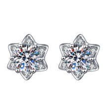 Heart-Shaped Alloy Stud Earrings for Women, 5 Pairs