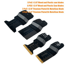 Titanium Oscillating Saw Blades for Metal Wood Plastic 18PCS
