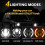 Faro LED rotondo da 7 pollici, 100W, 6000K, IP67 2