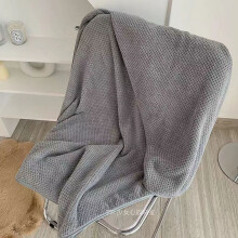 Pineapple Grid Bath Towel Coral Fleece Unisex