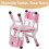 Kids Chairs Pink Adjustable 2-Pack for Ages 2-6 3