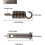 Hammock Chair Suspension Kit with Spring Pin Hardware 500 lb 3