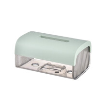 Transparent Tissue Box Wall-Mounted Non-Perforated Storage