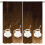 Vintage Brown Coffee Theme Kitchen Curtains Rod Pocket 2 1