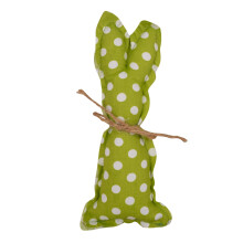 Easter Bunny Tiered Tray Decor Fabric Stuffed Rabbit 9.6
