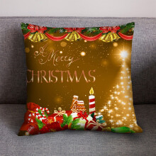 Christmas Throw Pillow Red Soft Cushion Personalized Indoor