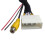 28-pin socket reversing camera cable for Mazda MZD Connect 1