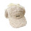 Dames winter baseballpet met oorklappen, beige 2