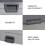 Resin Deck Storage Box Gray 75 Gallon Waterproof on Wheels 5