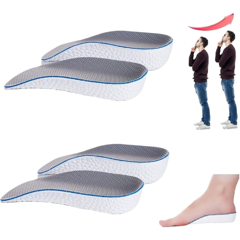 Orthopedic Height-Increase Insoles with Arch Support and