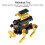Kit de chien robot éducatif OWSOO à énergie solaire 4
