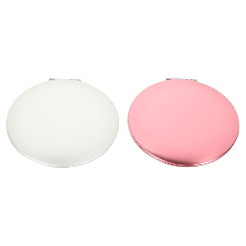 Compact Folding Round Makeup Mirror Portable Travel Size