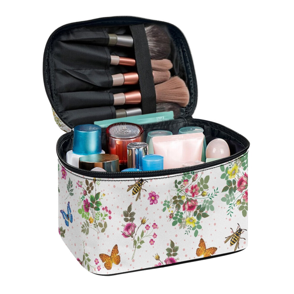 Makeup Brush Bag Portable Cosmetic Organizer 8.86x6.5x5.9