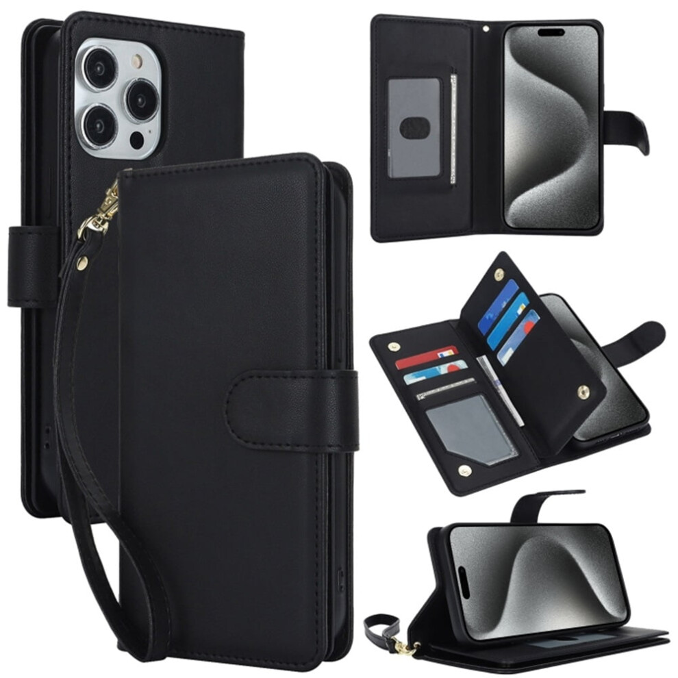 Leather Magnetic Flip Wallet Case For Iphone 16 Pro Max 6.9 9336866138795