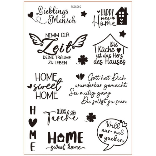 German rub-on water transfer candle sticker for ceramic cup