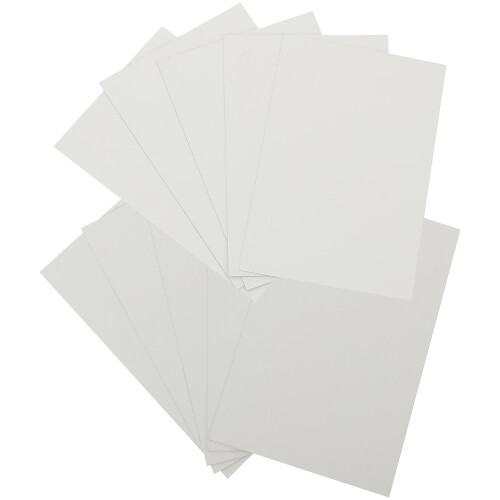 Ibasenice Sublimation Aluminum Blanks White 10 Pack