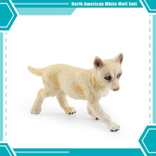 White Wolf Figurine Educational Toy for Kids Ages 3+