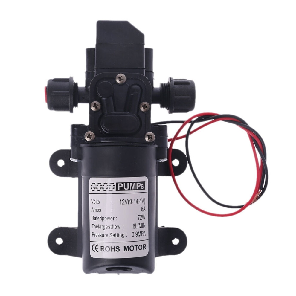 12V High-Pressure Diaphragm Water Pump 130Psi 6L/Min 70W 9023022263605