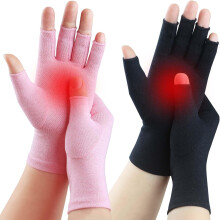 AIGIA Fingerless Compression Gloves for Women and Men 2