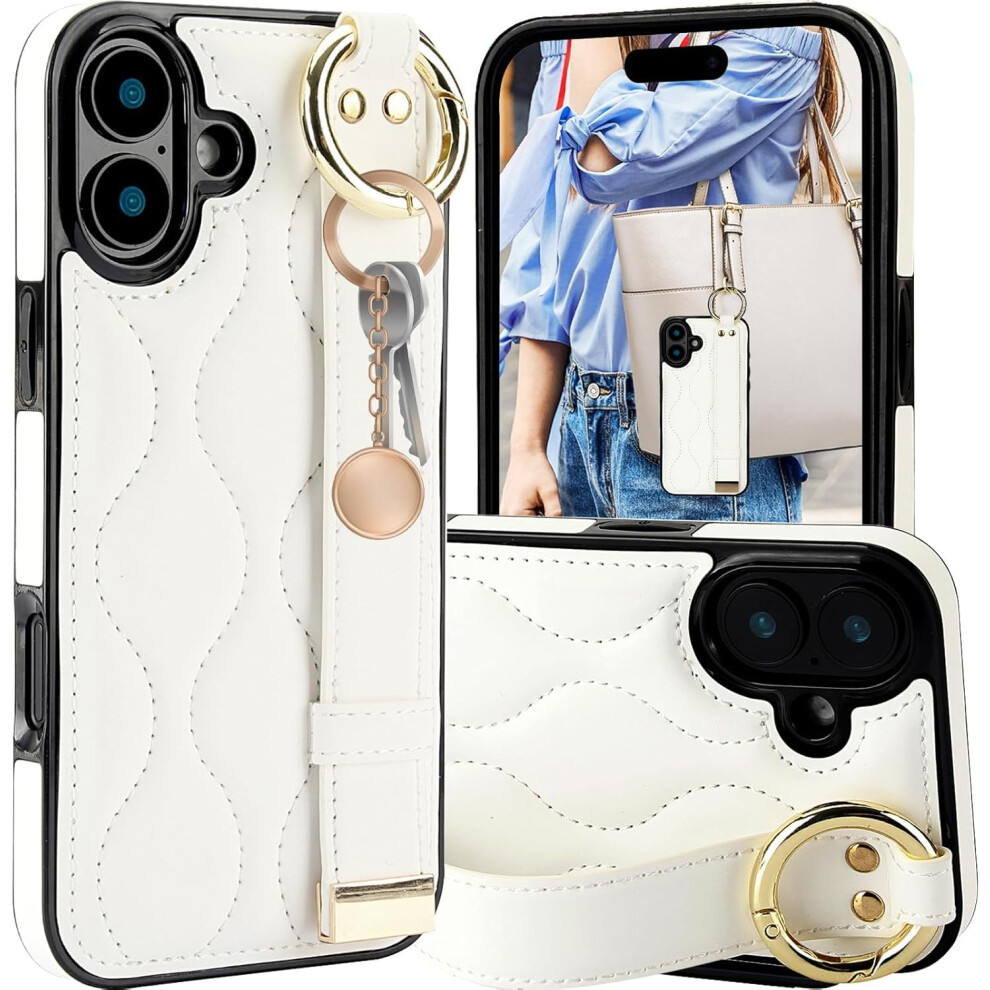 Finger Loop Ring Wrist Band Case For Iphone 16 Â Pu 902370189821
