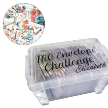Envelope Challenge Kit with Cash Envelopes Trackers