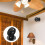 Iron Ceiling Mount Pulley Wheel for Pendant Lamps 2 pcs 6