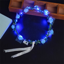 LED Headband Red Heart Design for Women 1 pc