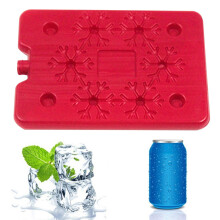 Slim 200ml Reusable Ice Pack Brick Red