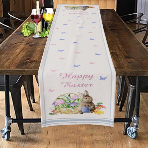 Ostertischläufer, dekoratives Banner, 1 Stück 2
