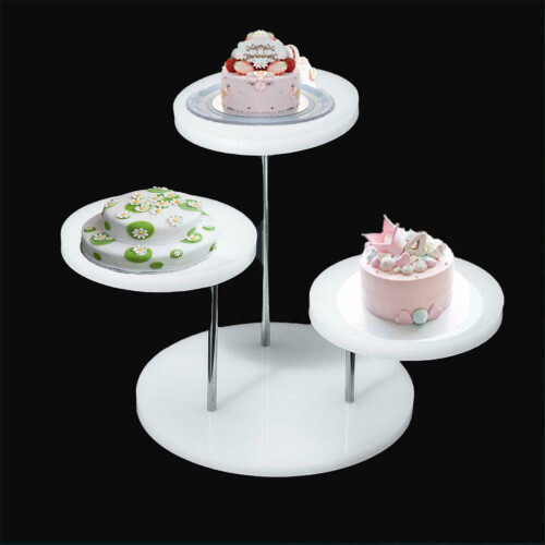 Metal Cake Stand 3-Tier Dessert Display Tray 2