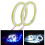 LED COB Angel Eye Headlight 90mm White 2 pcs 1