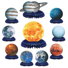 Planet Theme Honeycomb Centerpiece 10pcs
