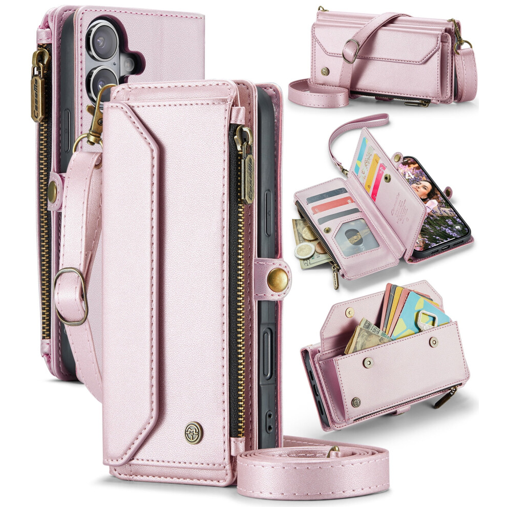 Caseme Leather Wallet Case For Iphone 16 Plus 6.7 Inch With 9336866130355