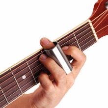 ROSENICE Glass and Stainless Steel Guitar Slides 2 pcs 70mm