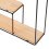 Wall-Mounted Double Shelf Iron and Wood 1 Piece 8