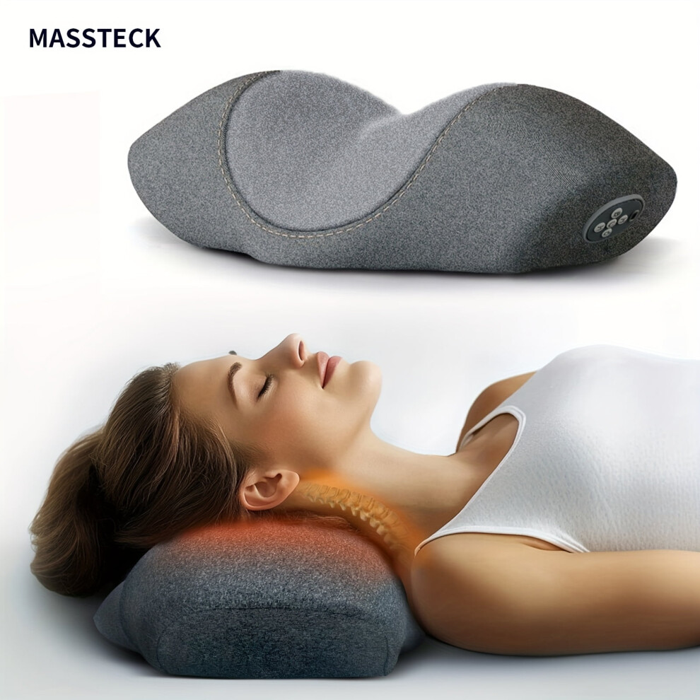 Cordless Neck Massager Pillow with Heat and Kneading