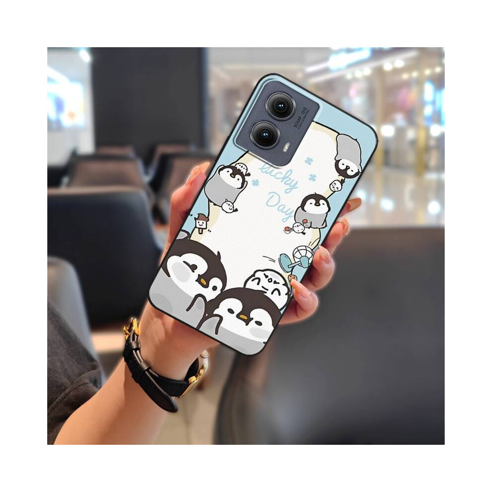 Cartoon Graffiti Silicone Phone Case For Moto Edge 5G 2024 9180435698261