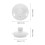 TABLZONE White Ceramic Teapot Lid Cover 8