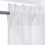 Cortinas brancas de cozinha, com filtro de luz, 2 peças de 30x45 polegadas (76x114 cm). 3