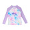 Langarm-Rashguard-Set für Mädchen, 2-teilig, UV-Schutz 5