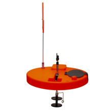 Winter Ice Fishing Insulator Covers with Pole Flags 10.6 in