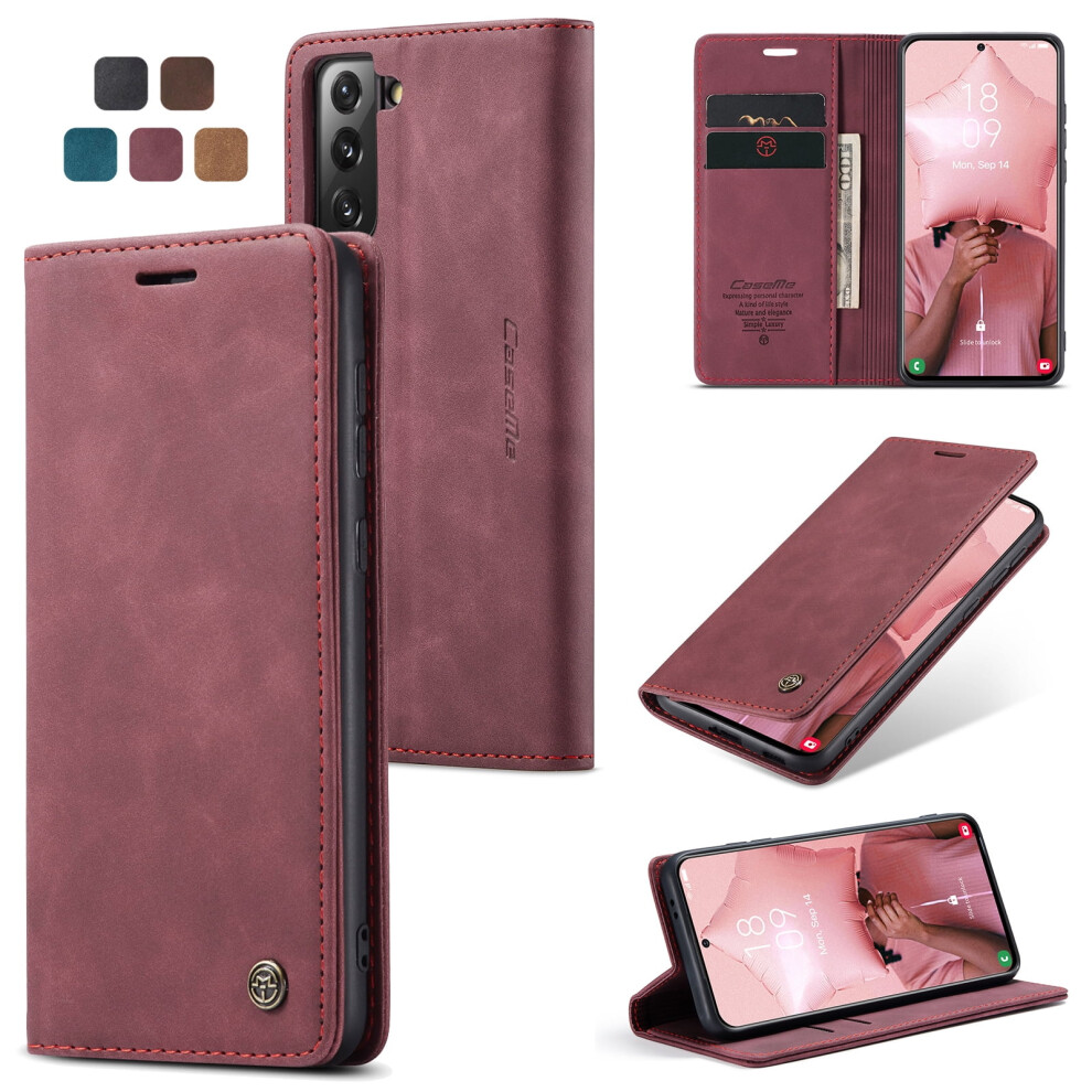 Caseme Leather Flip Wallet Case For Samsung Galaxy S21 5G 9336866141870