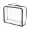 Clear makeup toiletry bag with zipper waterproof 1 piece 2